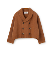 ダブルフェイス ダブルブレストカーディガン