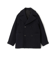 ラムウールモッサー ダブルブレステッド4B Pコート