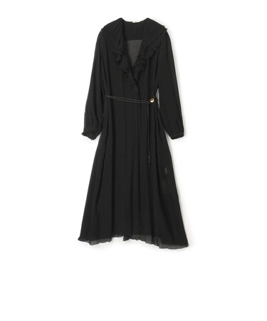 クレープデシン ロングワンピース
