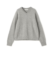 ベビーアルパカボイルド Vネックプルオーバー