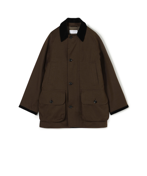 ウールリネン ダブルフェイスリバーコート｜トゥモロ－ランドの