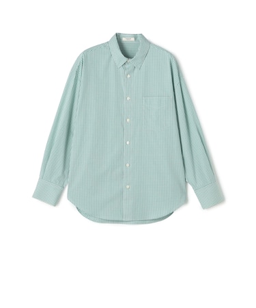コットンポプリン レギュラーカラーシャツ