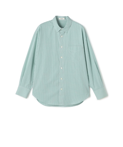 コットンポプリン レギュラーカラーシャツ