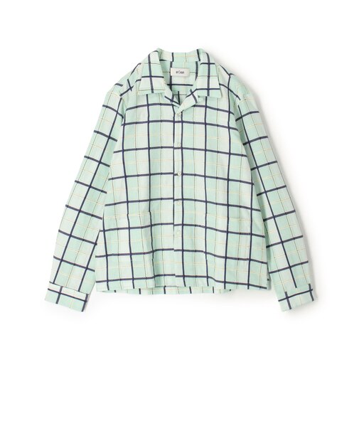 erEvan CAPON SHIRT コットン オープンカラーシャツ
