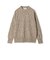 TOMORROWLAND tricot コットンナイロンメランジニット クルーネックプルオーバー
