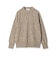 TOMORROWLAND tricot コットンナイロンメランジニット クルーネックプルオーバー