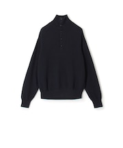 TOMORROWLAND tricot ギマコットンニット スタンドカラープルオーバー