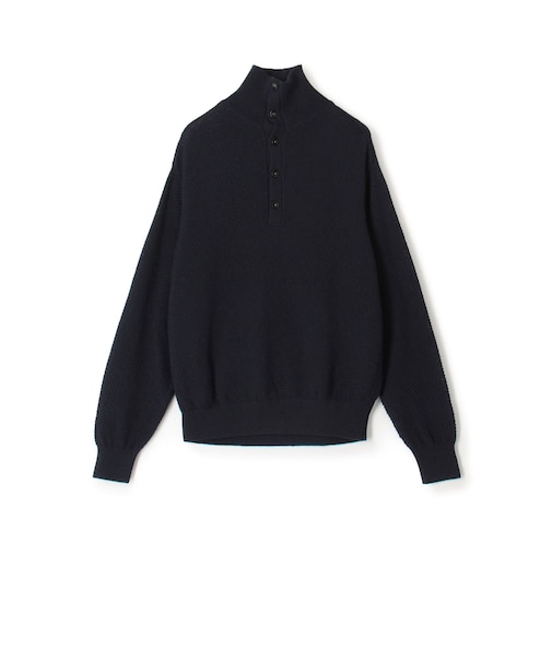 TOMORROWLAND tricot ギマコットンニット スタンドカラープルオーバー