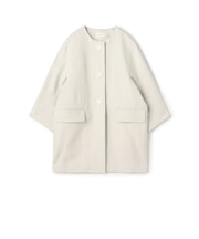 【WEB先行予約】コットンオックスフォード キモノスリーブミディコート
