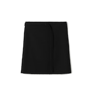 edition pourell モヘヤビンテージトロ ラップミニスカート