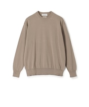 TOMORROWLAND tricot ギザコットン クルーネックプルオーバーニット
