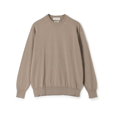 TOMORROWLAND tricot ギザコットン クルーネックプルオーバーニット