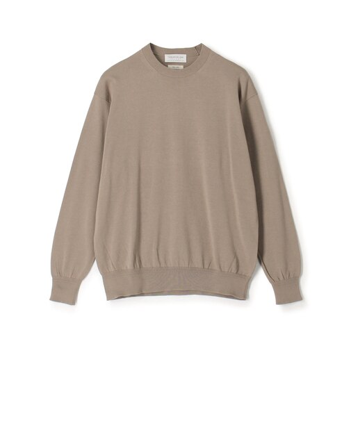 TOMORROWLAND tricot ギザコットン クルーネックプルオーバーニット