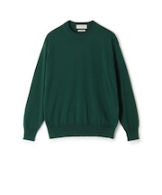 TOMORROWLAND tricot ギザコットン クルーネックプルオーバーニット