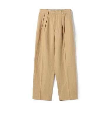edition pourell リネン タックパンツ