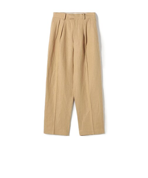 edition pourell リネン タックパンツ
