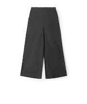 コットンレーヨンリネンストレッチ ストレートパンツ