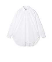 コットンブロード ボタンダウン ロングシャツ