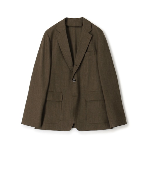 トロピカルウーステッド シングルブレステッド 3Bジャケット ALFRED BROWN