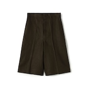 edition pourell リネン タックショートパンツ