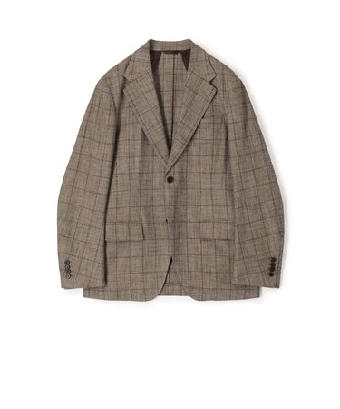 レーヨンシルクリネン シングルブレステッド 2Bジャケット