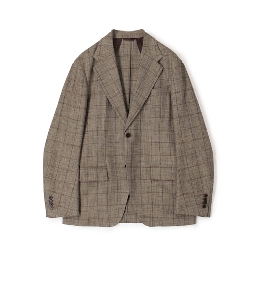 レーヨンシルクリネン シングルブレステッド 2Bジャケット