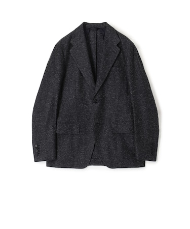シルクウール シングルブレステッド 2Bジャケット