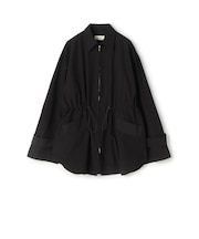ポリエステルナイロンコットン テックシャツブルゾン