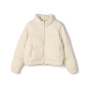 パデッドニット ショートブルゾン