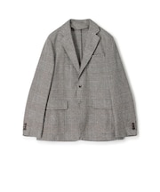 ウールリネンシルク シングルブレステッド 3Bジャケット MARLING＆EVANS
