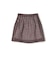 SHUSHU/TONG Low Pleated Skirt リネン チェックスカート
