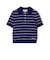 SHUSHU/TONG Striped Knit Polo ボーダー ポロニット
