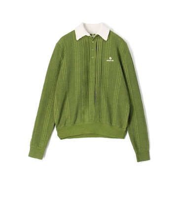 SHUSHU/TONG Collar Knit Pullover ポロニット