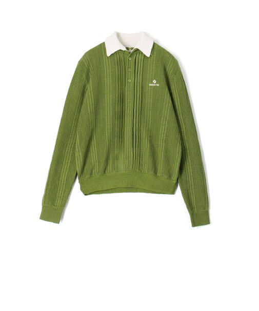 SHUSHU/TONG Collar Knit Pullover ポロニット