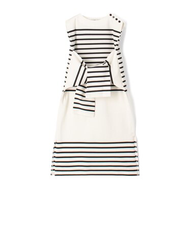 HYKE TIE-DETAIL BASQUE DRESS バスクドレス
