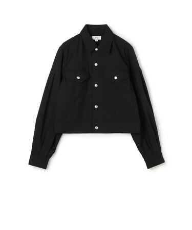 HYKE OXFORD BALLOON SLEEVE JACKET バルーンスリーブジャケット