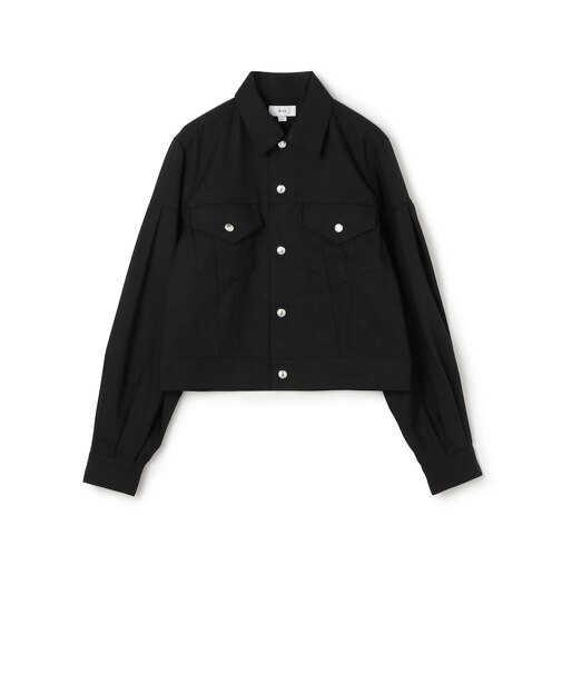 HYKE OXFORD BALLOON SLEEVE JACKET バルーンスリーブジャケット