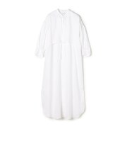 HYKE LINEN BALLOON SLEEVE DRESS リネンワンピース