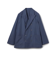 コットンシルクグログラン ダブルブレステッド8Bジャケット