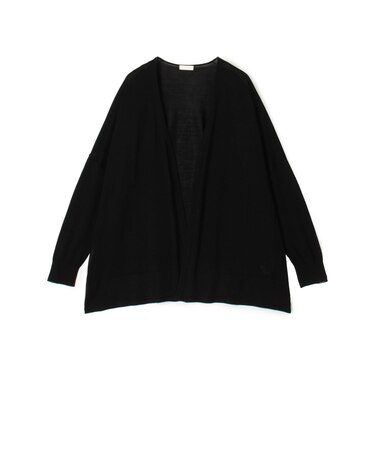 エヴァーシルク ワイドカーディガン