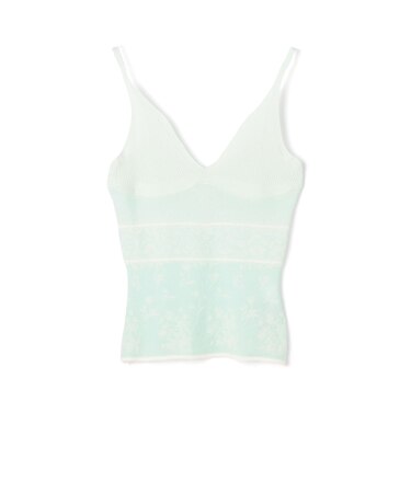 Mame Kurogouchi Floral Jacquard Knit Camisole Top ジャカードキャミソール