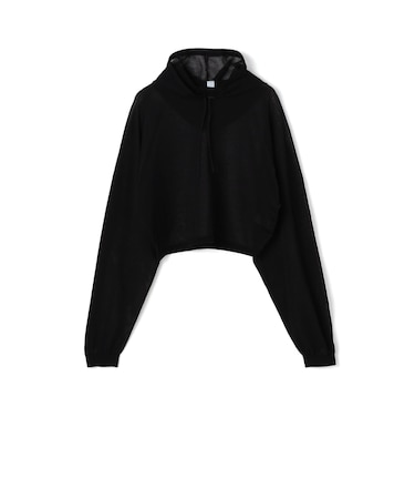 CFCL TC LUCENT CROPPED HOODIE シアーフーディー