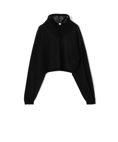 CFCL TC LUCENT CROPPED HOODIE シアーフーディー
