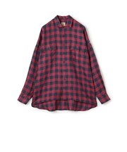 【別注】GUY ROVER リネンチェック オーバーシャツ