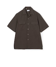 【別注】Salbatore Piccolo BRYAN コットンドビー オープンカラー ハーフスリーブシャツ