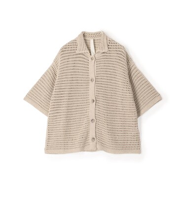 LAUREN MANOOGIAN NET シャツカーディガン