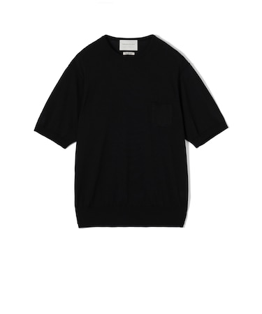 TOMORROWLAND tricot プライムシルク ハイゲージ クルーネックニットTシャツ