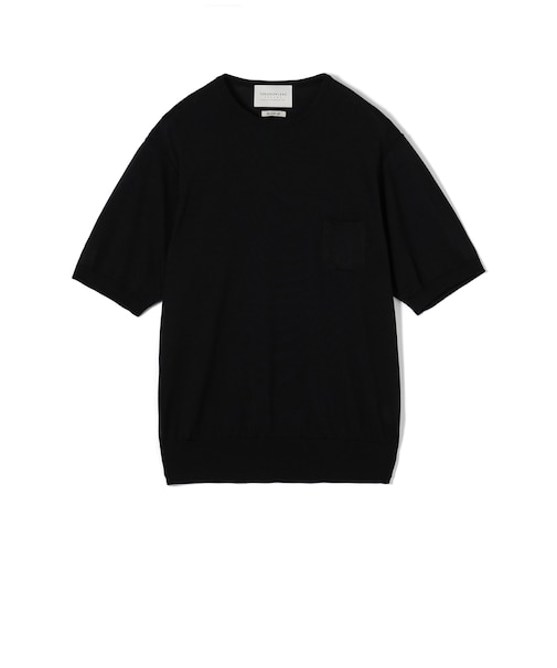 TOMORROWLAND tricot プライムシルク ハイゲージ クルーネックニットTシャツ