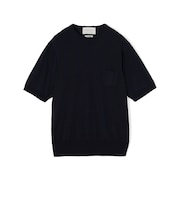TOMORROWLAND tricot プライムシルク ハイゲージ クルーネックニットTシャツ