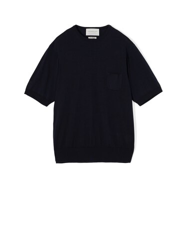 TOMORROWLAND tricot プライムシルク ハイゲージ クルーネックニットTシャツ